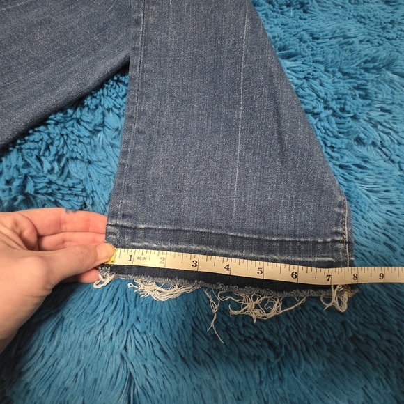 Pilcro and the Letterpress Flare High Rise Jeans By Anthropologie Size 26 - Picture 5 of 9